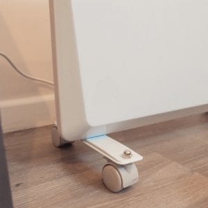 ruedas calefactor electrico