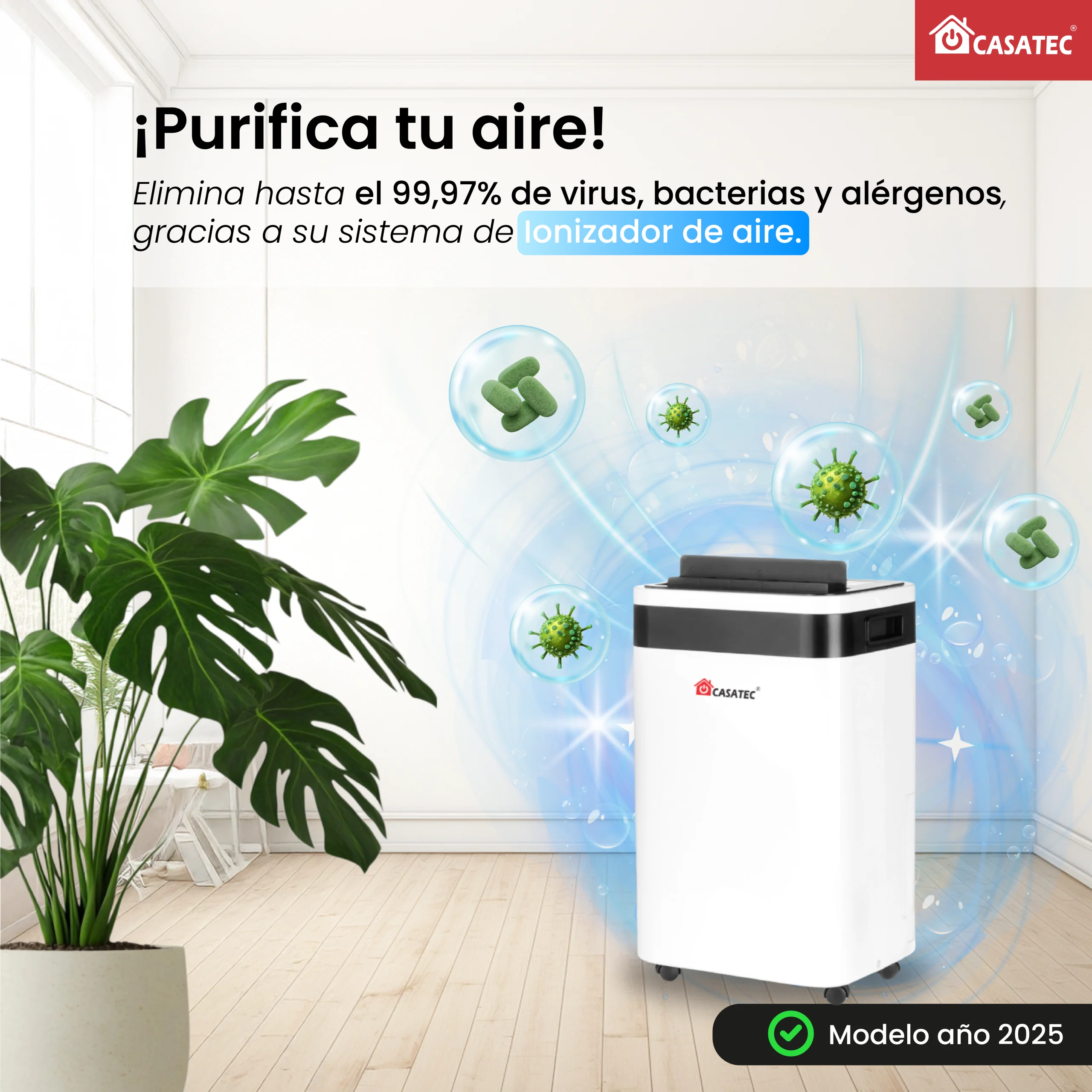 Deshumidificador Casatec Gtd-250 Plus WIFI/ 40m2 - Imagen 4