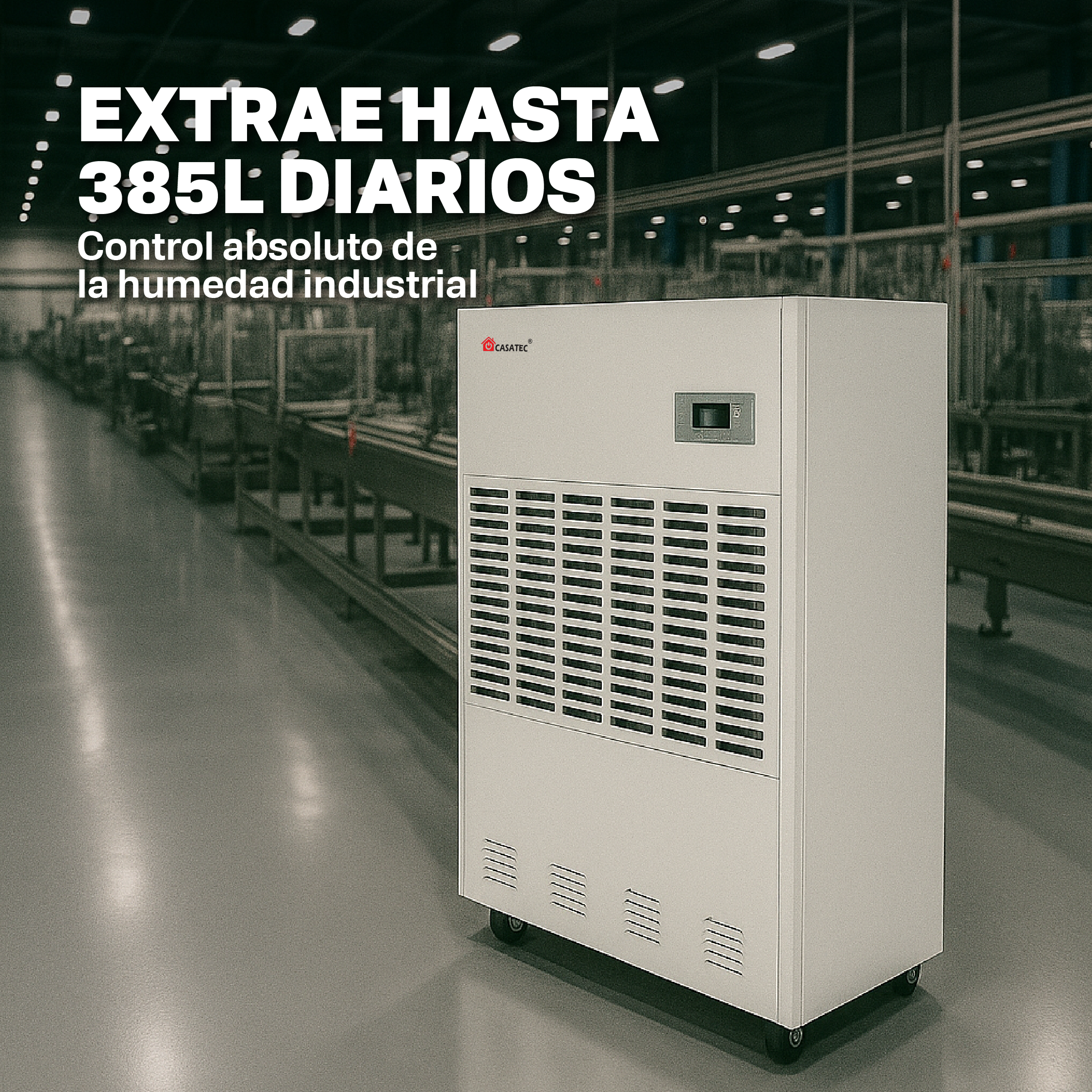 Deshumidificador Industrial RTH SERIES-385L/500m2 - Imagen 2