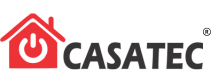 Casatec logo en fondo blanco