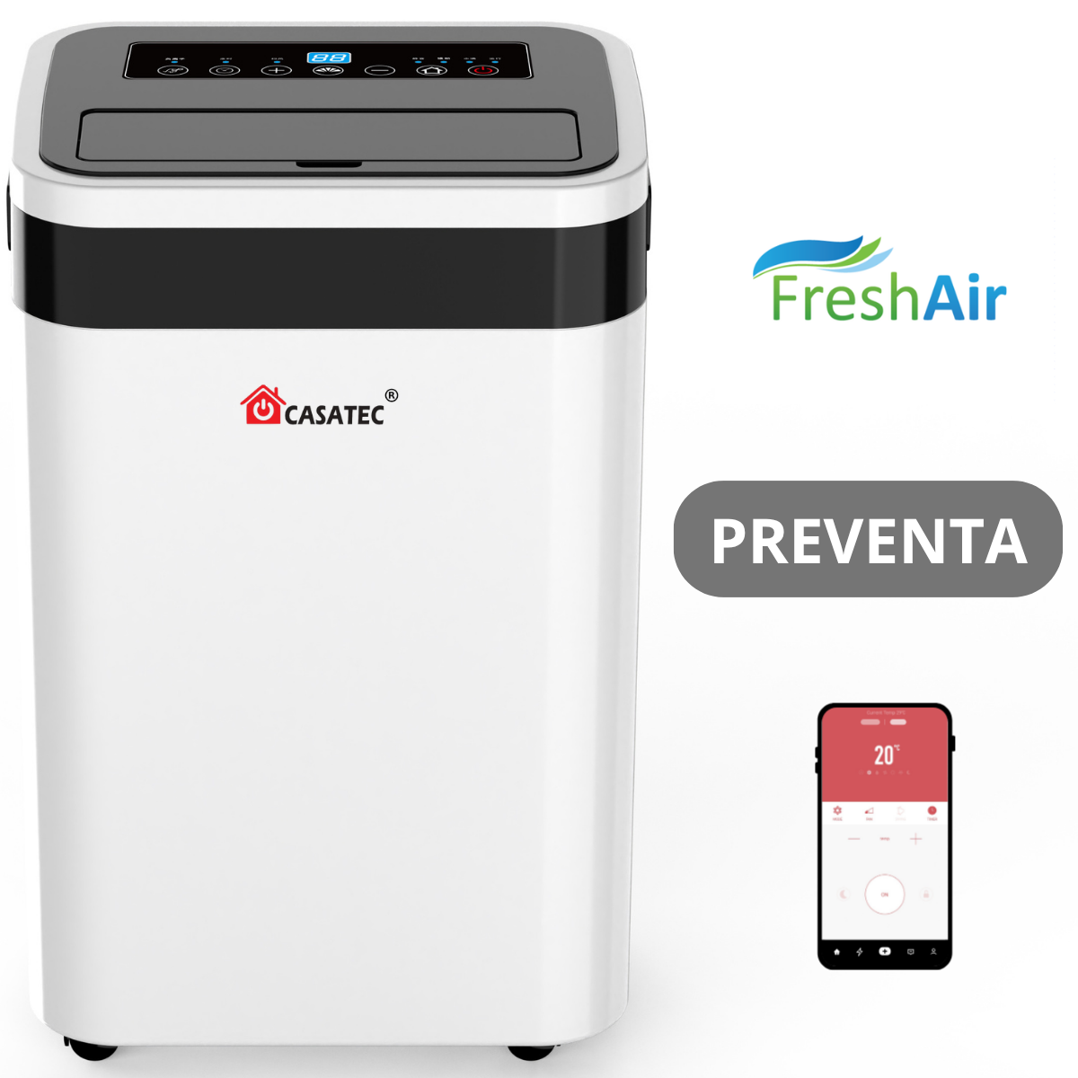 Deshumidificador De Aire Gtd-250 Plus WIFI Casatec | 40m2 °PREVENTA°